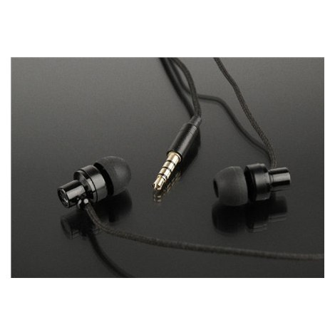 Gembird | Metal earphones with microphone ""Paris"" | Built-in microphone | 3.5 mm | Black - 3